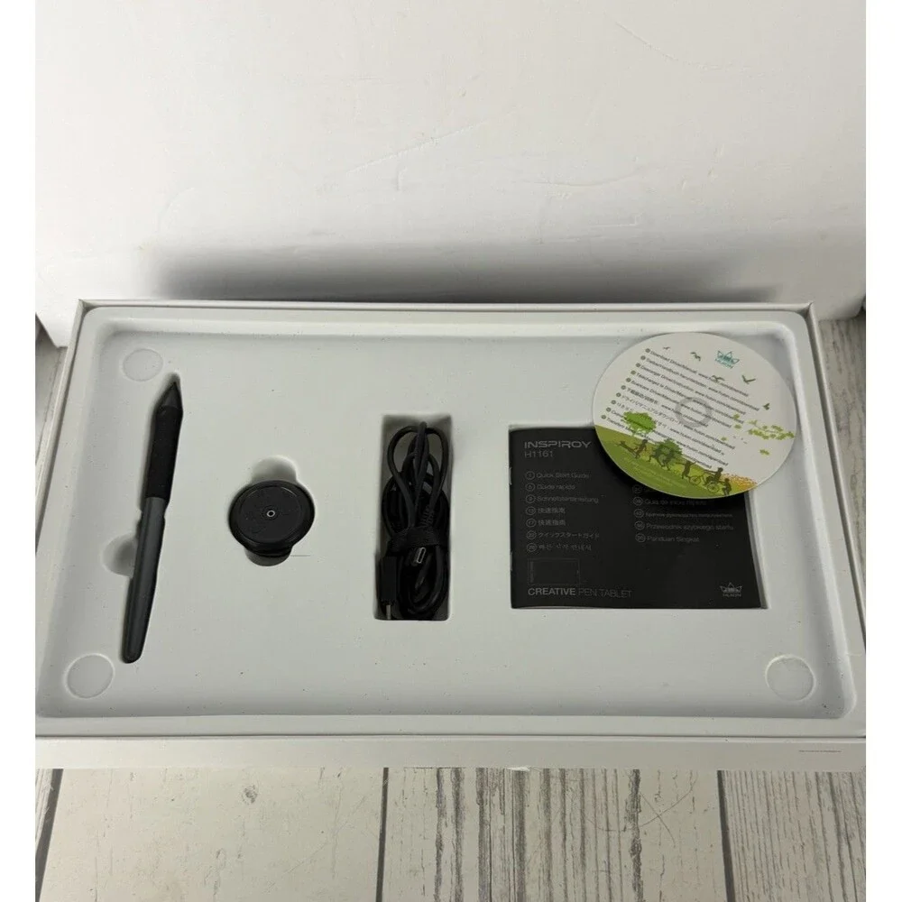 Huion Inspiroy H1161 Graphic Drawing Tablet with Box and Accessories